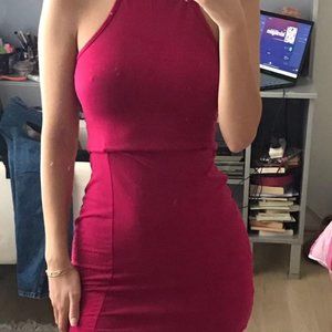 Like new one pieces mini cocktail dress sleveeless